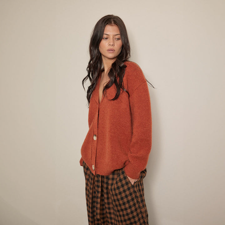 Alpaca Wool Blend Cardigan