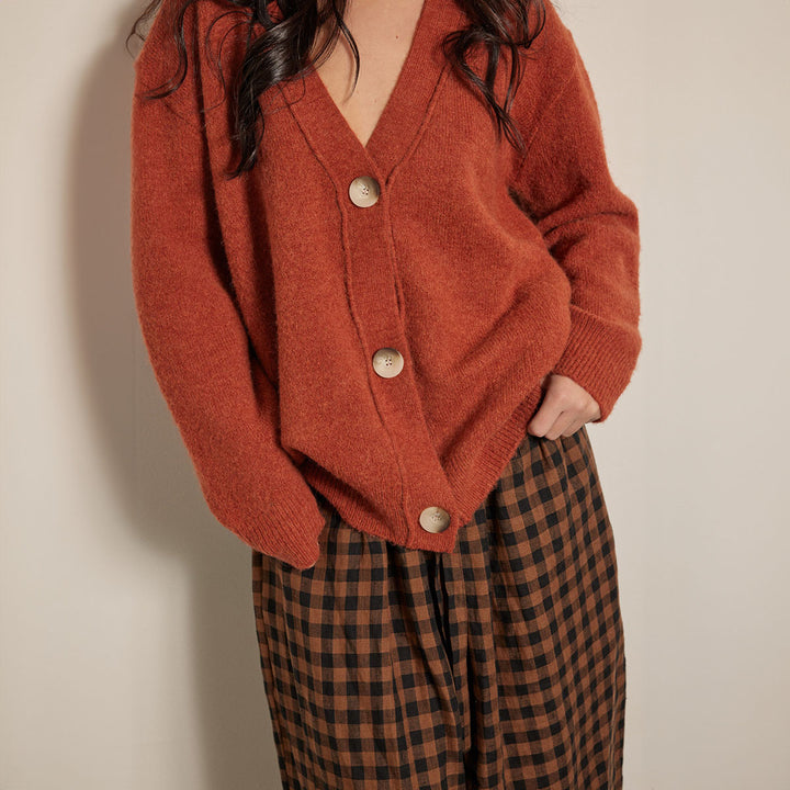 Alpaca Wool Blend Cardigan