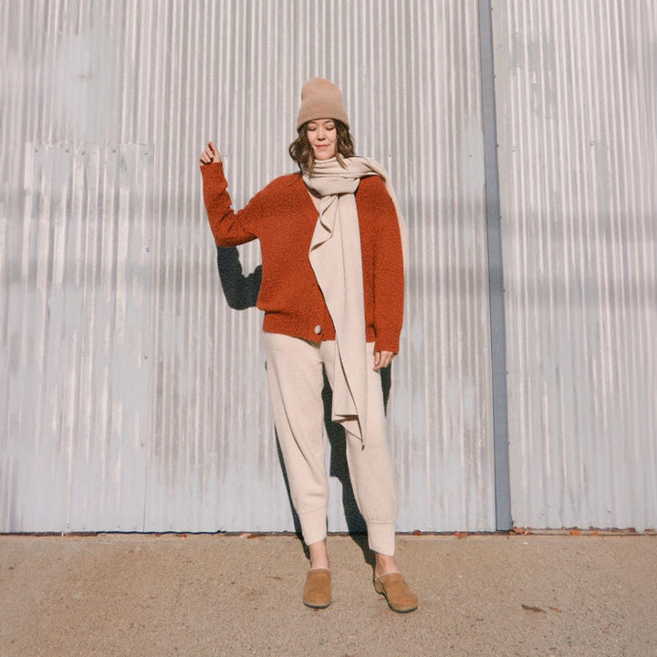 Alpaca Wool Blend Cardigan