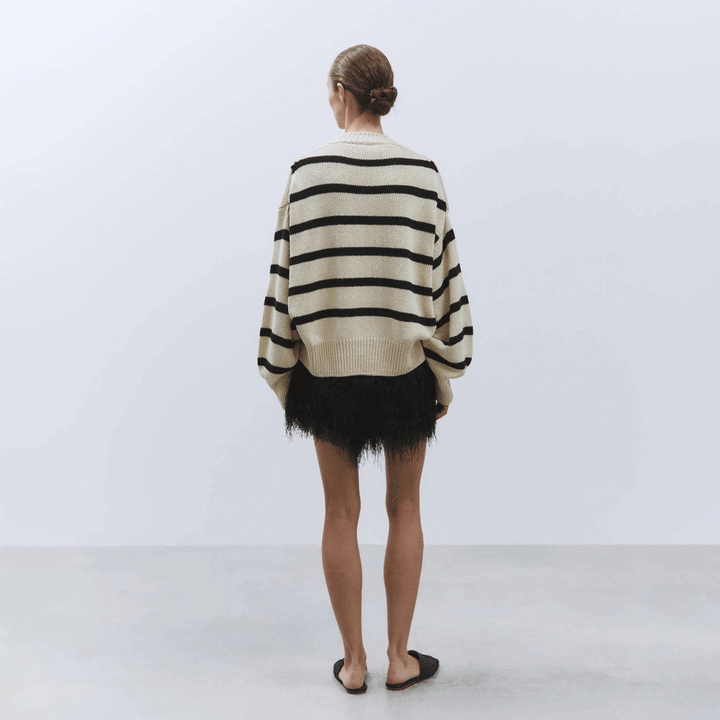 P5003 Striped Cotton Jumper