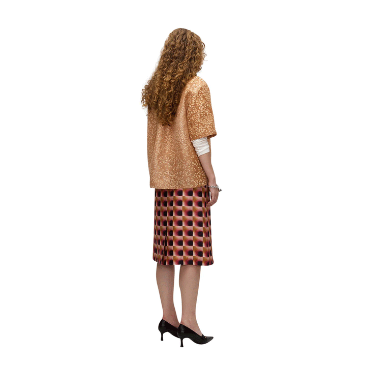 Salt Dyed Silk Shirt