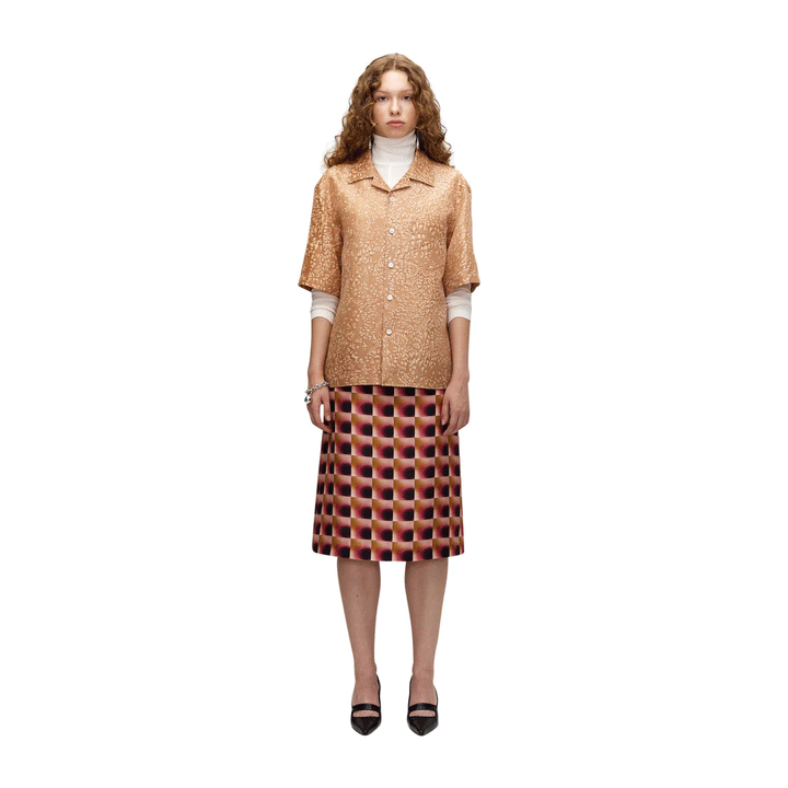 Salt Dyed Silk Shirt