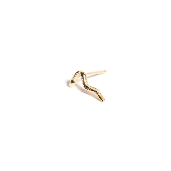 14K Snake Studs