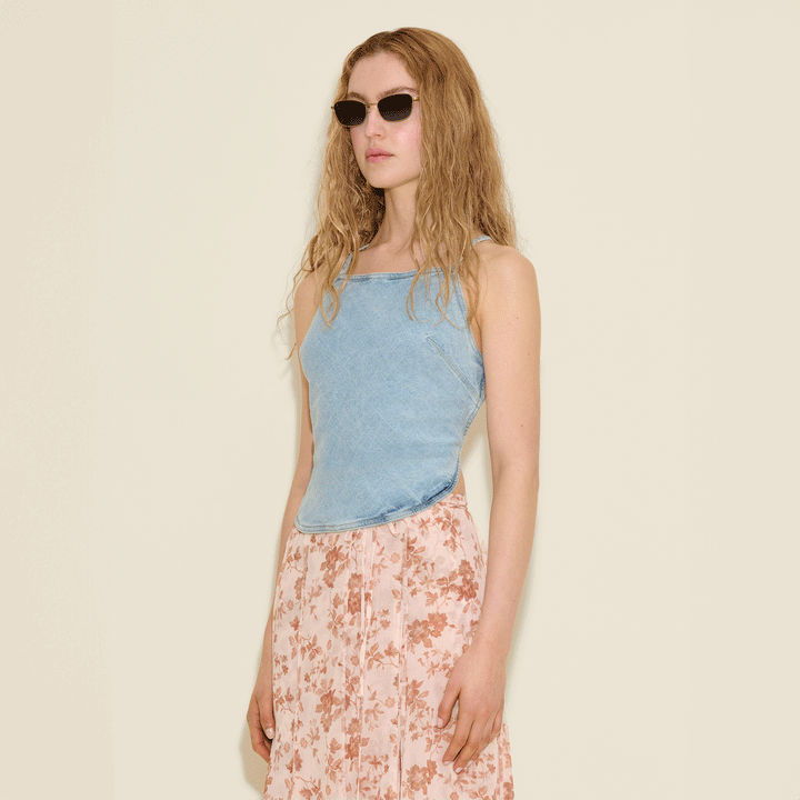 April Denim Top
