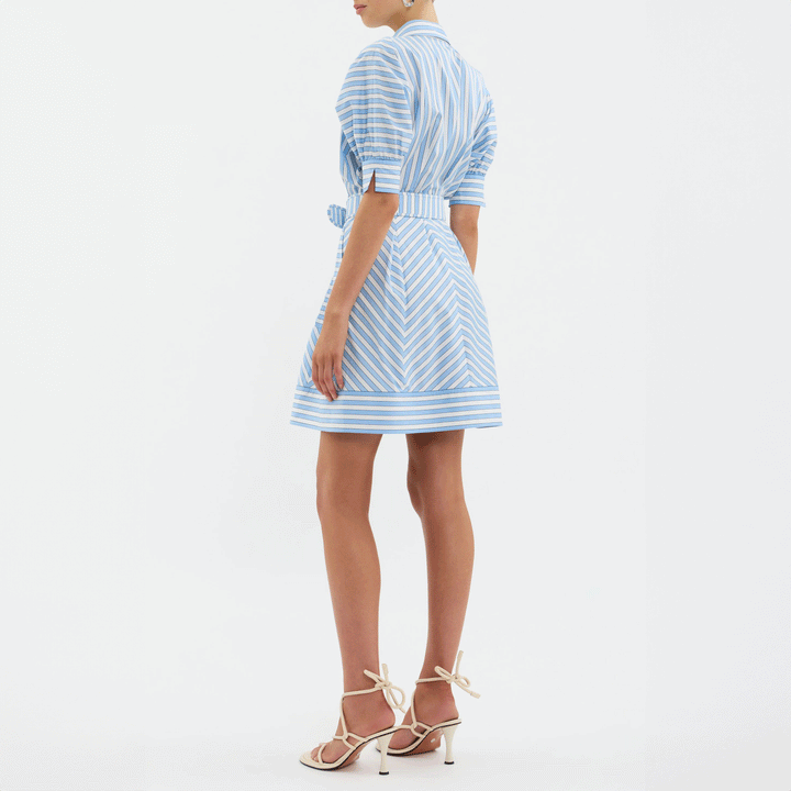 Ava Button Mini Dress
