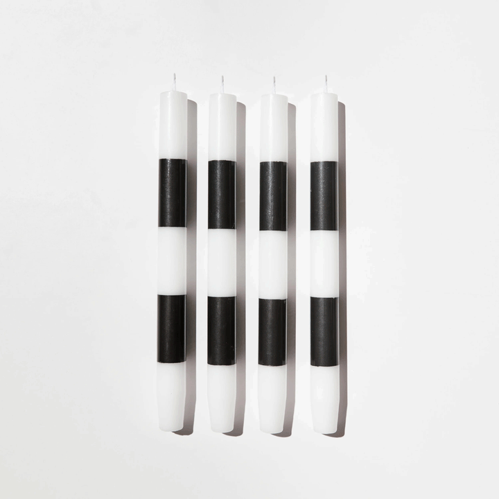 Striped Dinner Candle