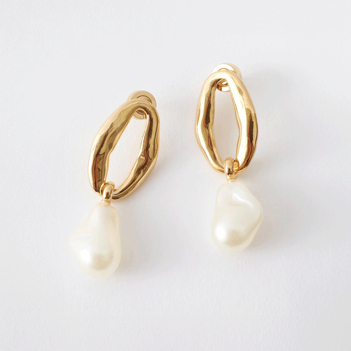 Chain Pendant Earrings