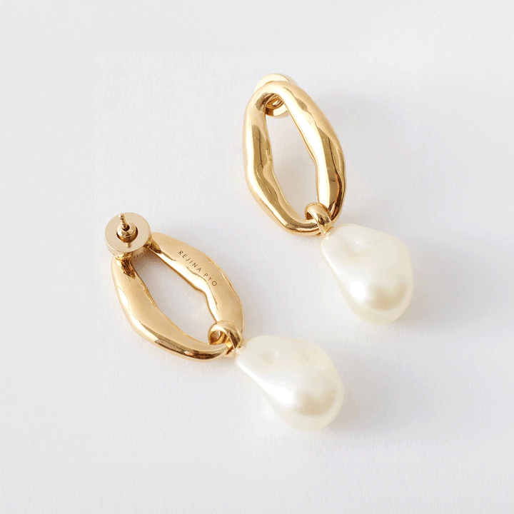 Chain Pendant Earrings