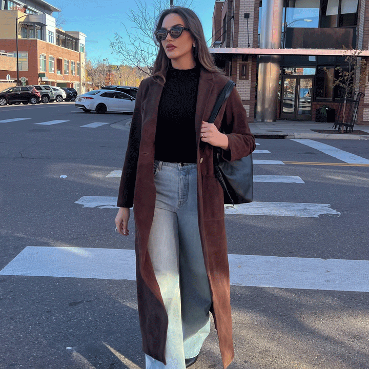 A4008 Suede Duster