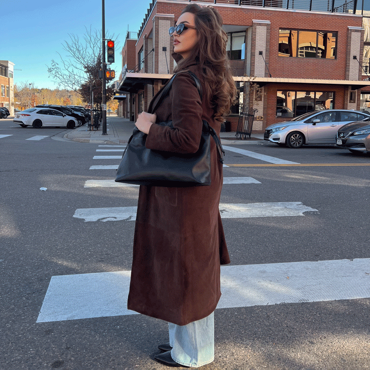 A4008 Suede Duster