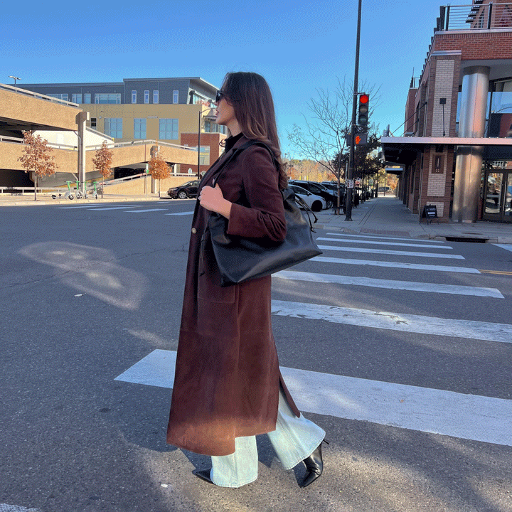 A4008 Suede Duster