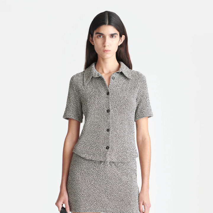 Clare Loopback Cotton Shirt
