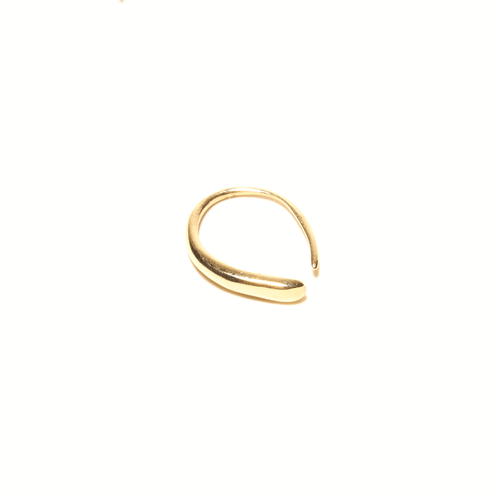 14K Gold Courbe Hoop