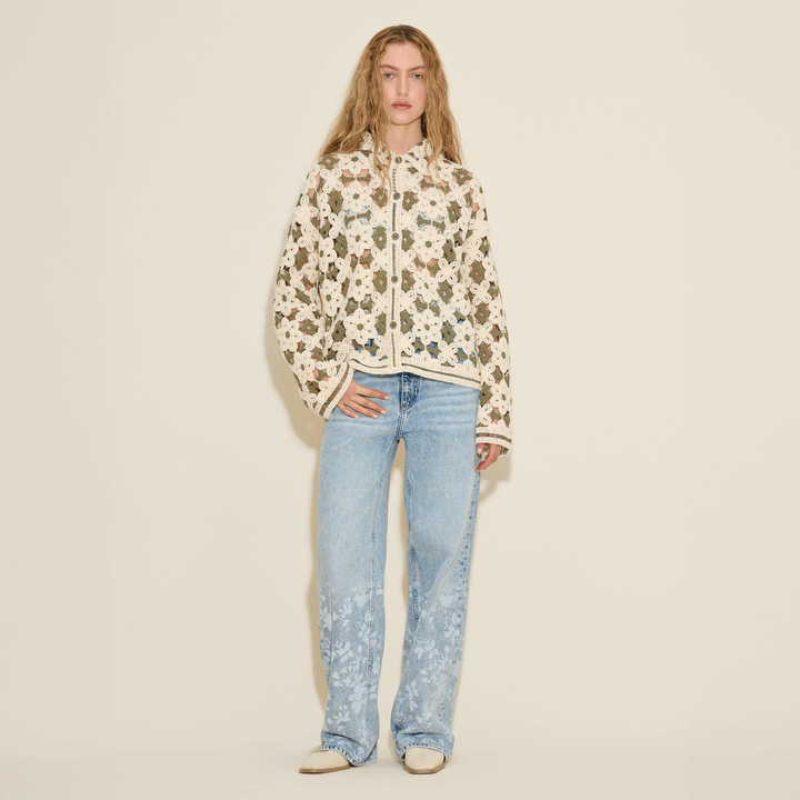 Crochet Knit Cardigan