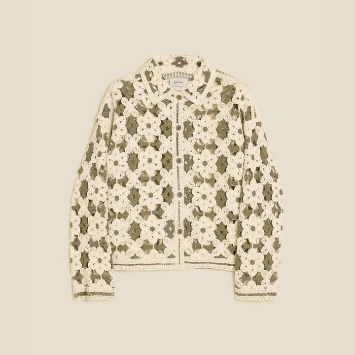 Crochet Knit Cardigan