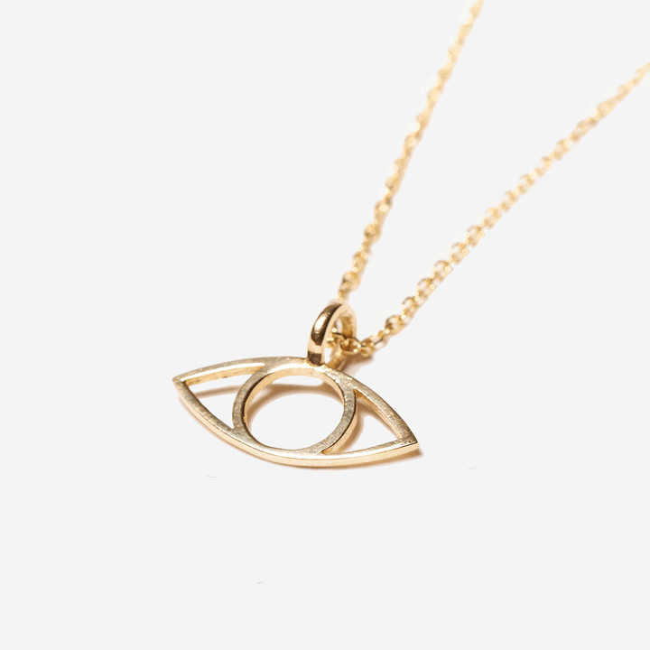 14K Eye Charm