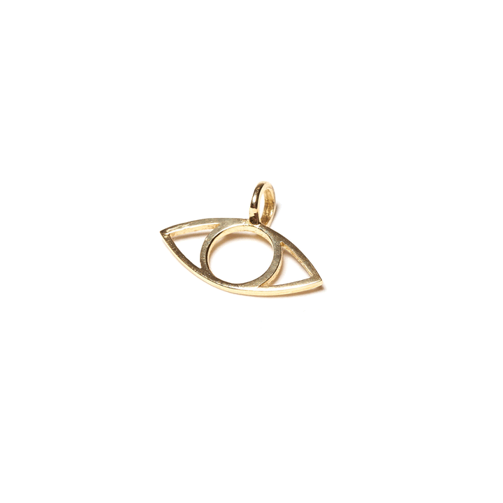 14K Eye Charm