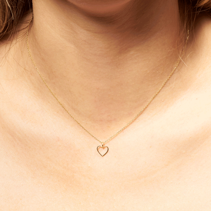 14K Heart Charm