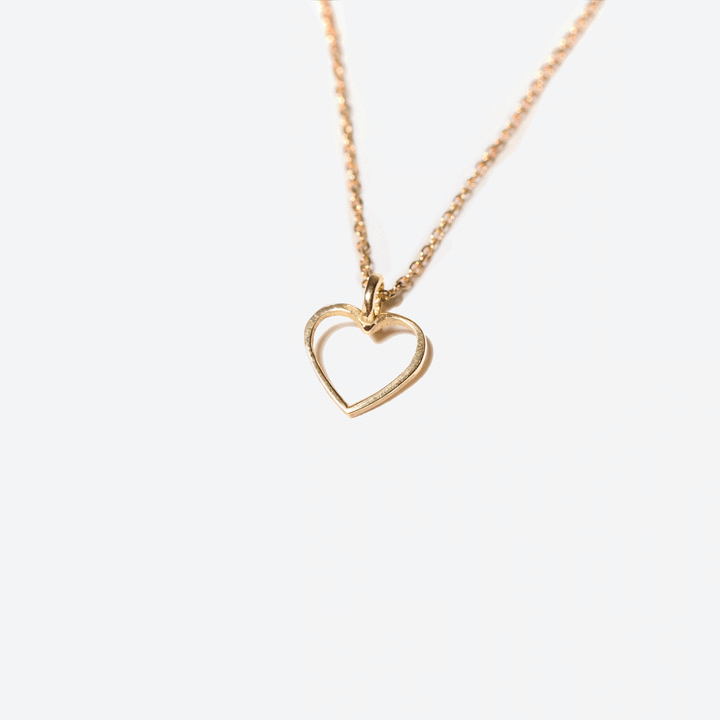 14K Heart Charm