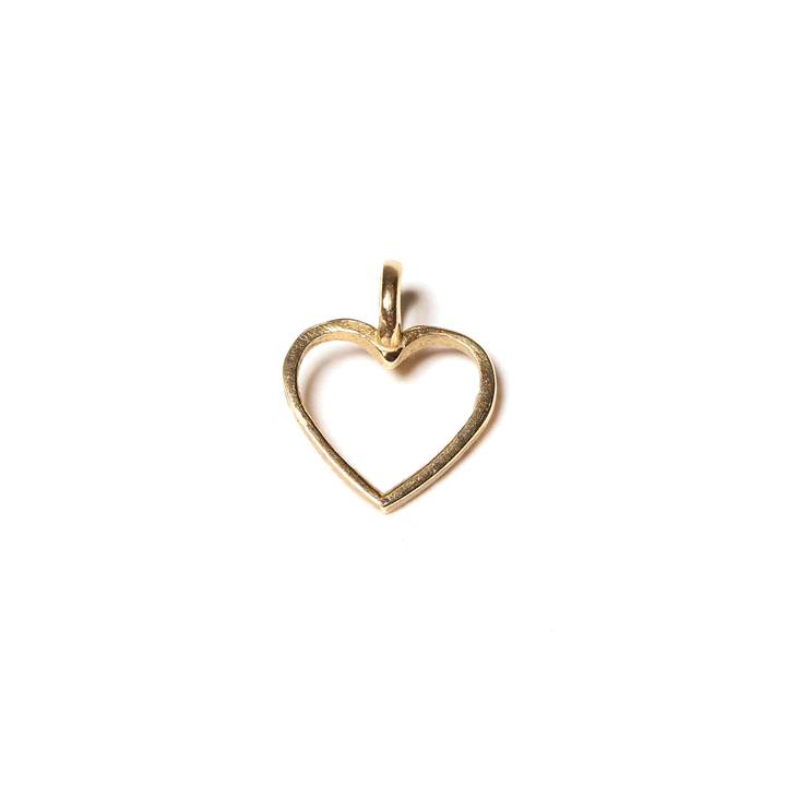 14K Heart Charm