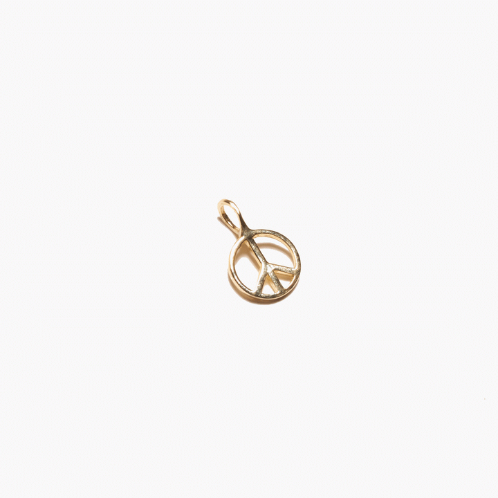 14K Peace Charm