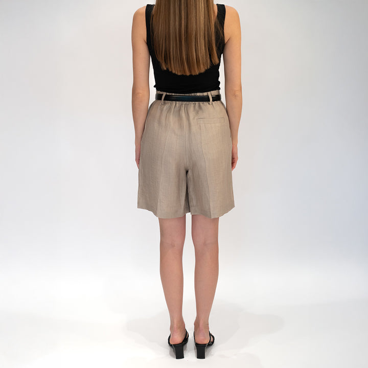 Linen Bermuda Shorts