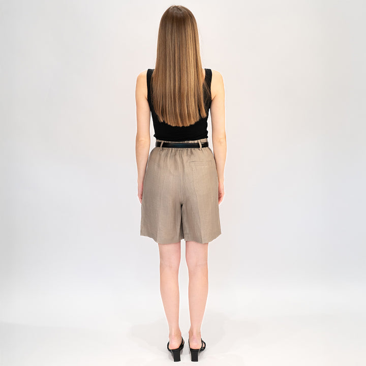 Linen Bermuda Shorts