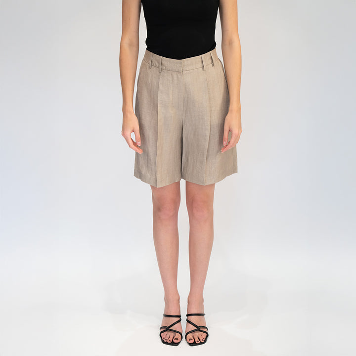 Linen Bermuda Shorts