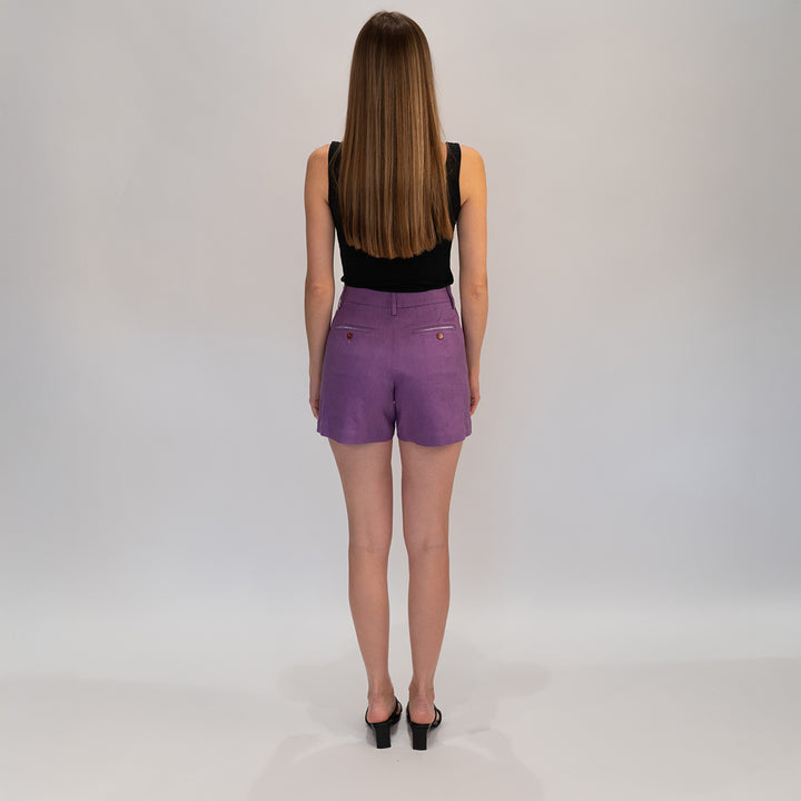 Orchid Linen Shorts