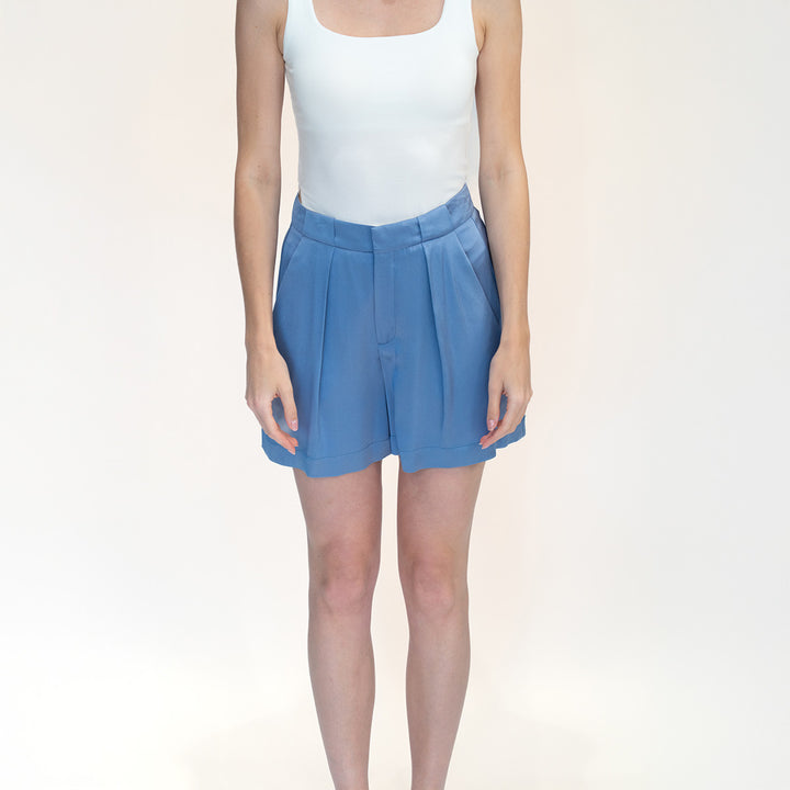 Satin Bermuda Shorts