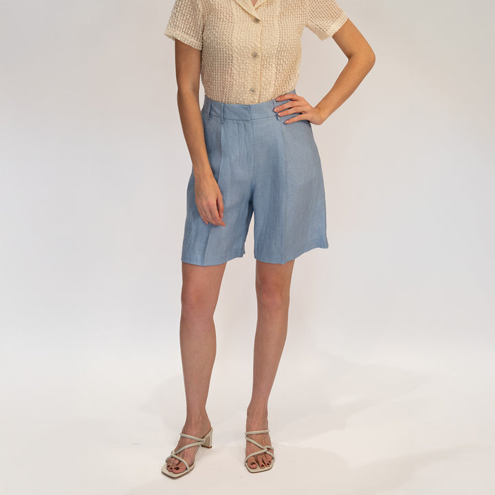 Linen Bermuda Shorts