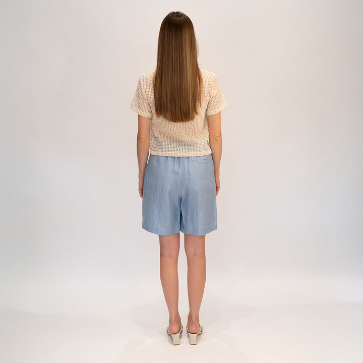 Linen Bermuda Shorts