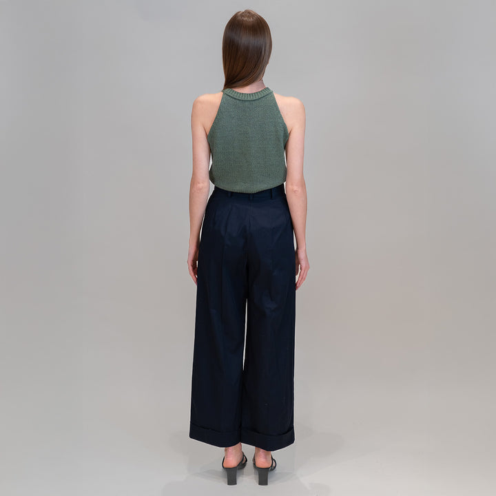 71130 High Neck Knit Tank