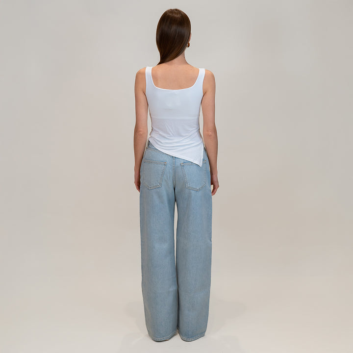 Collagen Asymmetric Side Slit Top