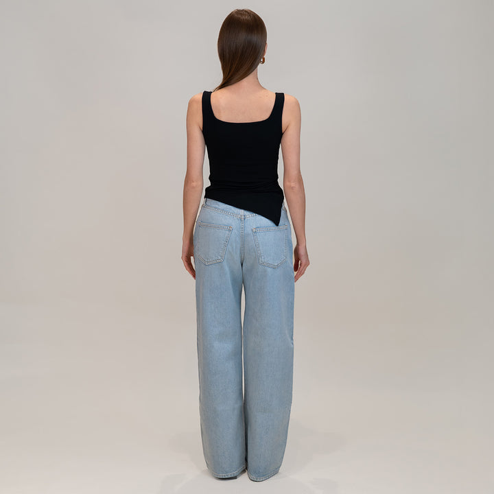 Collagen Asymmetric Side Slit Top