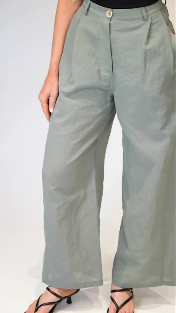 Dawei Wide Leg Trousers