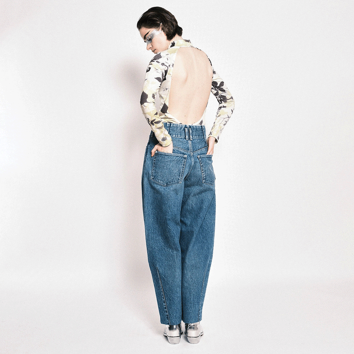 Tapered Jean Trousers