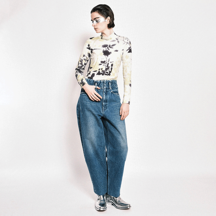 Tapered Jean Trousers