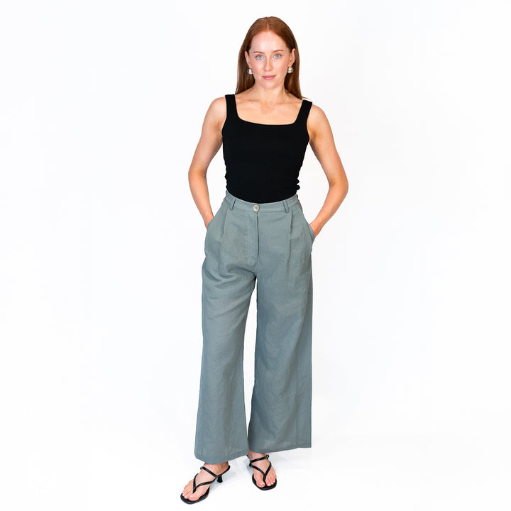 Dawei Wide Leg Trousers