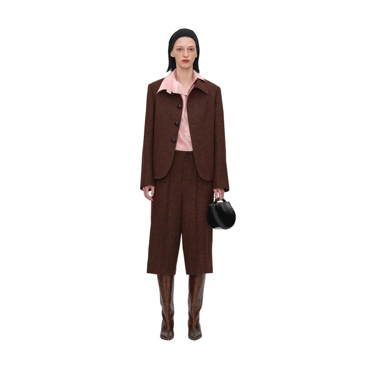 Wool Four-Button Jacket