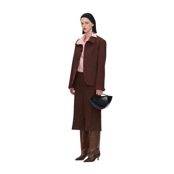 Wool Four-Button Jacket