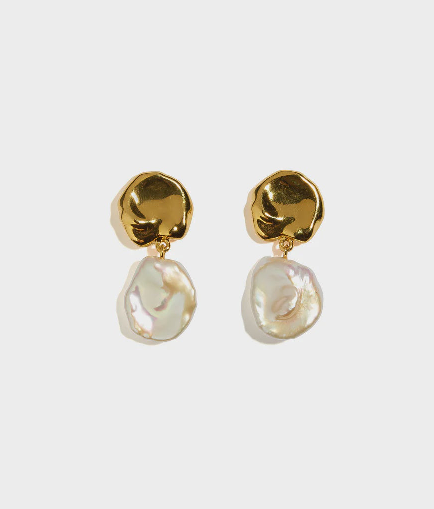 Coin Reflection Earrings