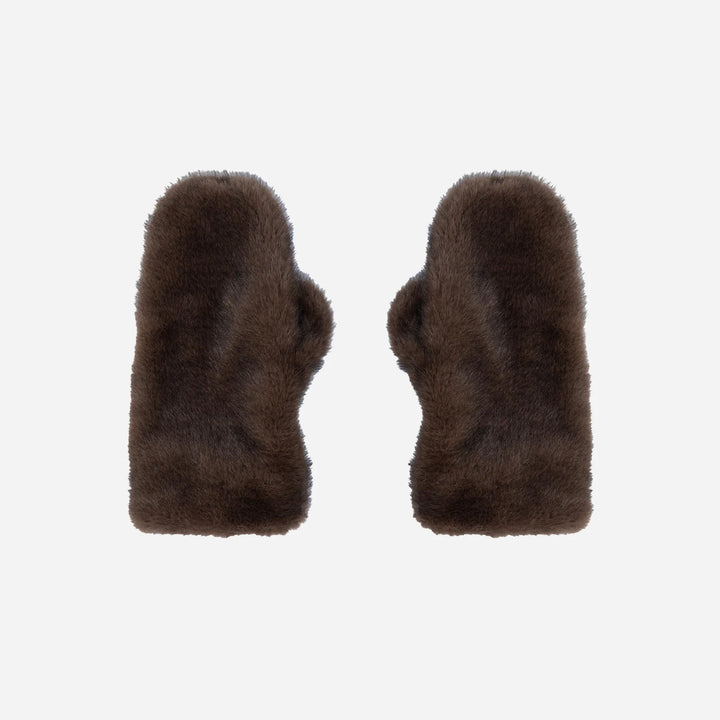 Evalyn Faux Mink Mittens