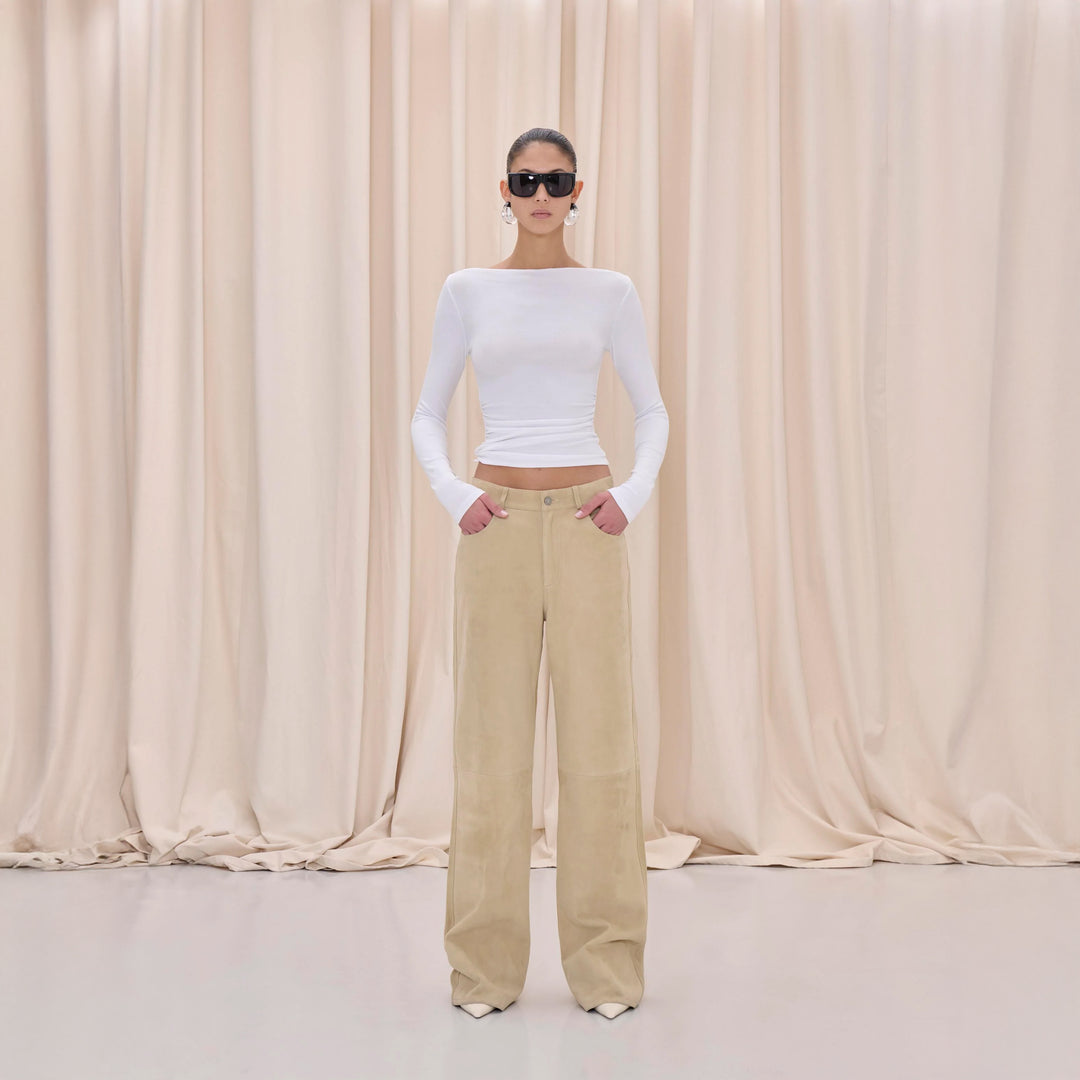Korea Suede Pants