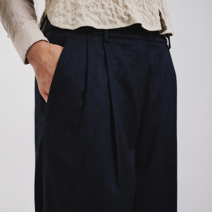 Wool Blend Trousers