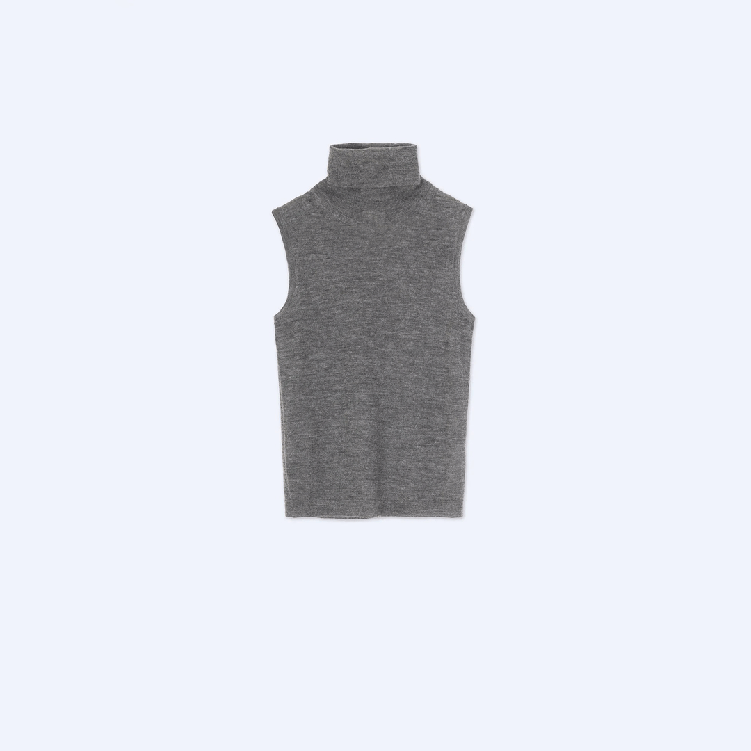 A4009 Turtleneck Vest