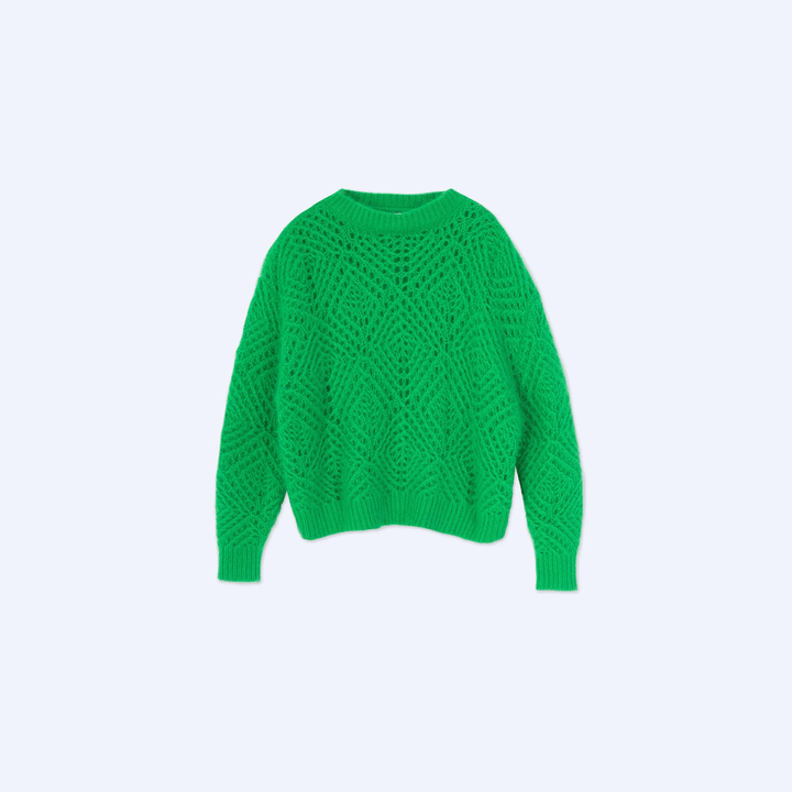 A4028 Angora Wool Crewneck