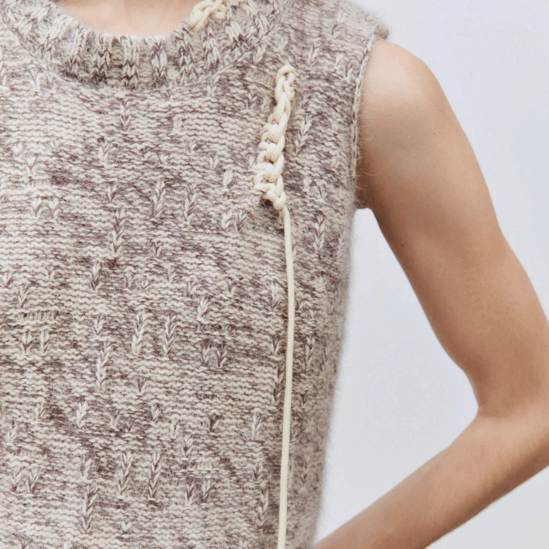 A4028 Angora Wool Vest