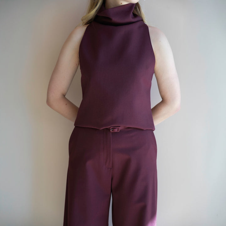 A6204 High Neck Top