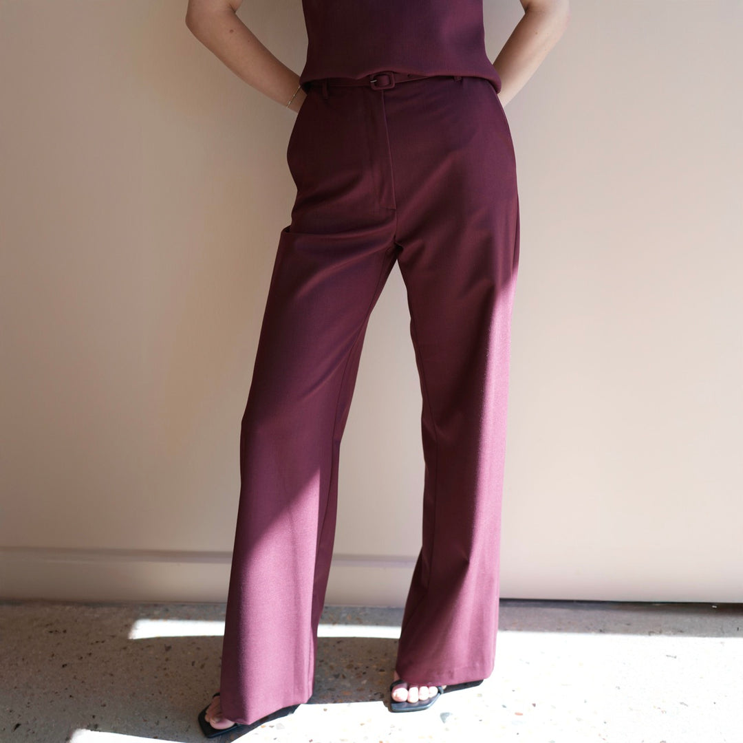A6212 Belted Trousers